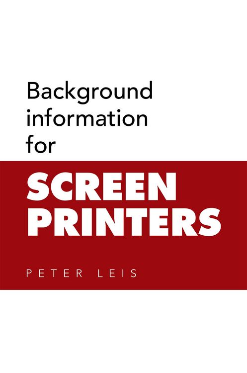 Produktbild: Background Information for Screen Printers