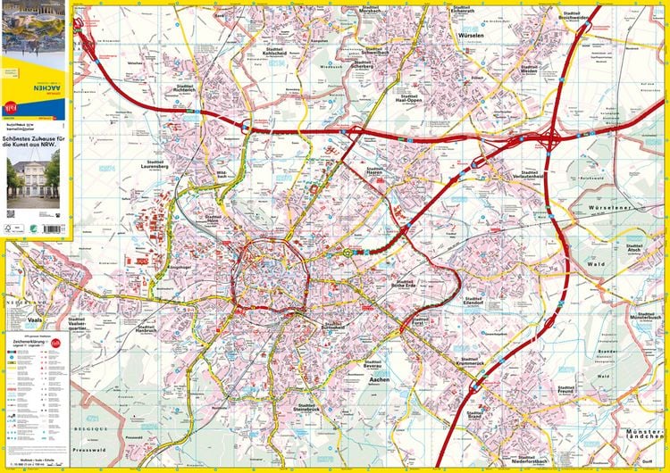 Produktbild: Falk Cityplan Aachen 1:15.000