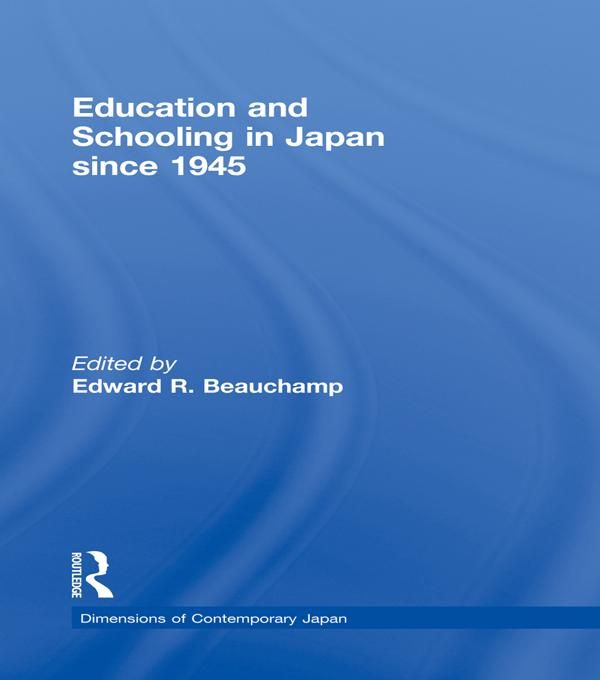 Produktbild: Education and Schooling in Japan since 1945