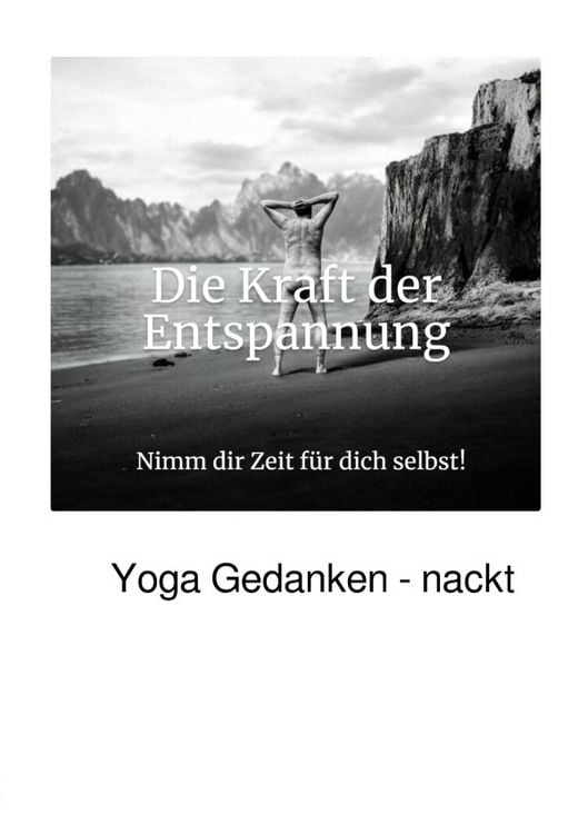 Produktbild: Yoga Gedanken - nackt