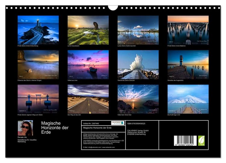 Produktbild: Magische Horizonte der Erde (Wandkalender 2027 DIN A3 quer), CALVENDO Monatskalender