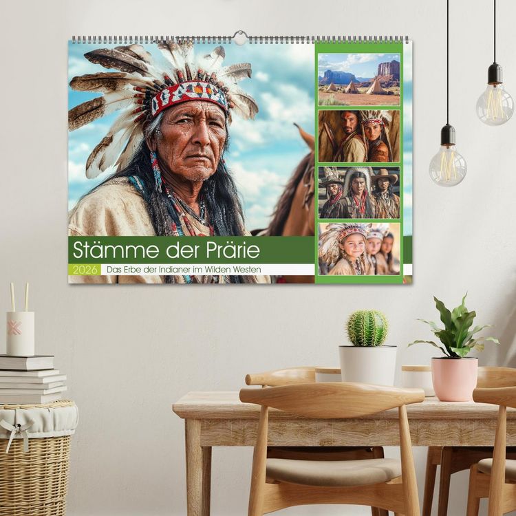 Produktbild: St&auml;mme der Pr&auml;rie (Wandkalender 2026 DIN A2 quer), CALVENDO Monatskalender