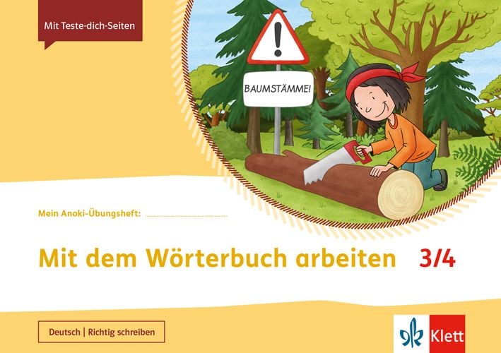 Produktbild: Mein Anoki-&Uuml;bungsheft. Mit dem W&ouml;rterbuch arbeiten 3/4. &Uuml;bungsheft Klasse 3/4