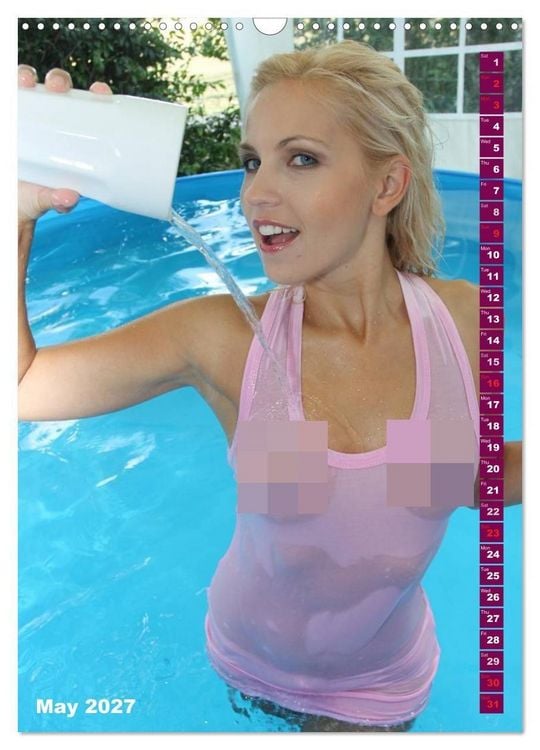 Produktbild: Water Sirens - bathing beauties (Wall Calendar 2027 DIN A3 portrait), CALVENDO 12 Month Wall Calendar
