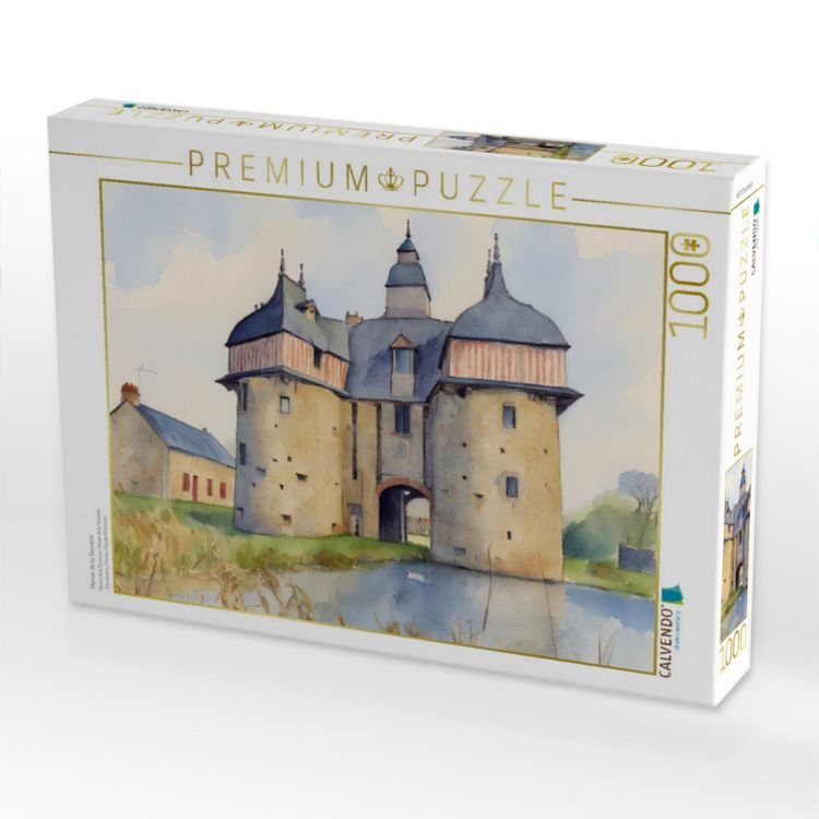 Produktbild: CALVENDO Puzzle Manoir de la Saucerie | 1000 Teile Lege-Gr&ouml;&szlig;e 64x48cm Foto-Puzzle f&uuml;r gl&uuml;ckliche Stunden