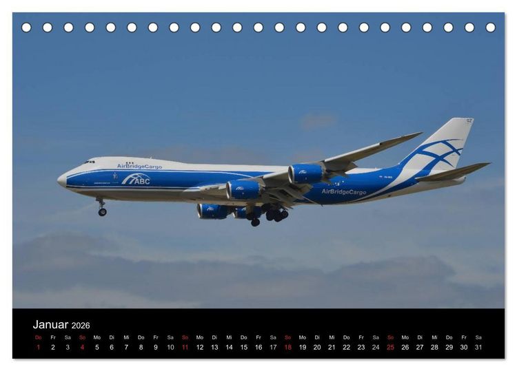 Produktbild: Luftfracht-Cargo (Tischkalender 2026 DIN A5 quer), CALVENDO Monatskalender