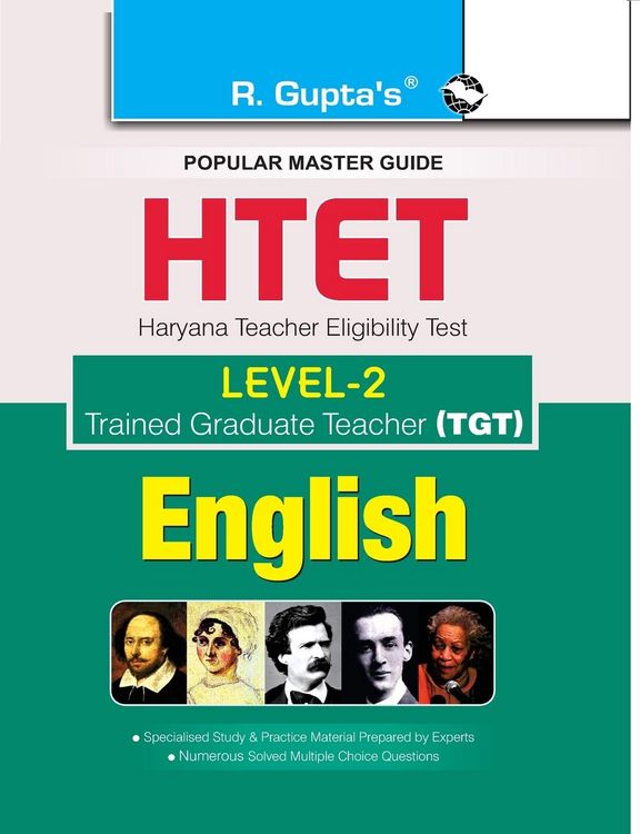 Produktbild: HTET (TGT) Trained Graduate Teacher (Level2) English (Class VI to VIII) Exam Guide