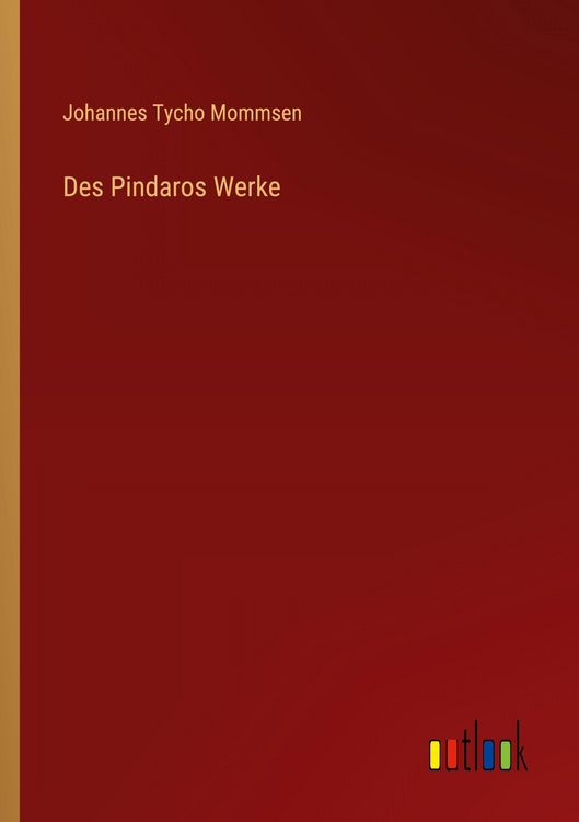 Produktbild: Des Pindaros Werke