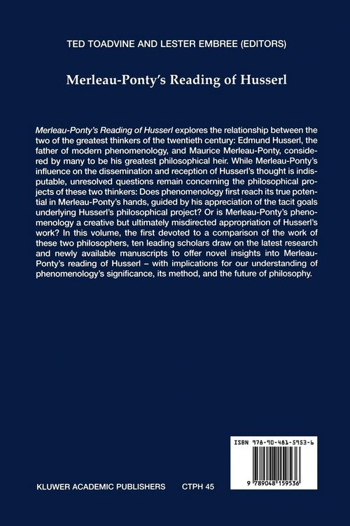 Produktbild: Merleau-Ponty's Reading of Husserl
