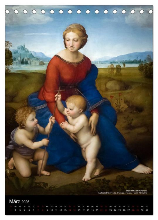 Produktbild: Maria - Mutter Gottes (Tischkalender 2026 DIN A5 hoch), CALVENDO Monatskalender