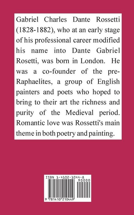 Produktbild: Complete Poetical Works of Dante Gabriel Rossetti, The
