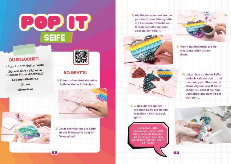Produktbild: Pop it Fidget Toys &ndash; Games, Hacks & more vom YouTube-Kanal Hey PatDIY