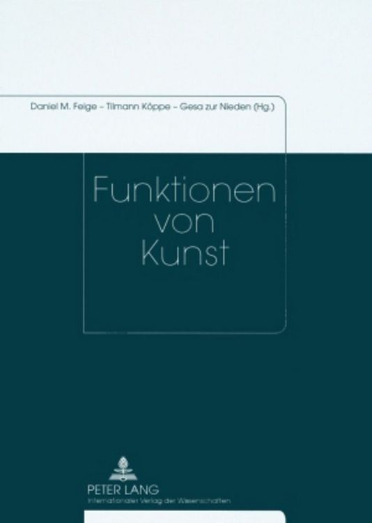 Produktbild: Funktionen von Kunst