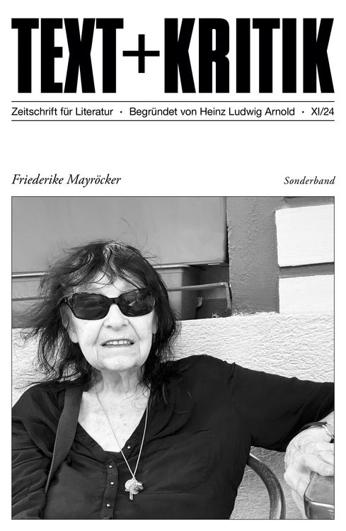 Produktbild: TEXT + KRITIK Sonderband - Friederike Mayr&ouml;cker