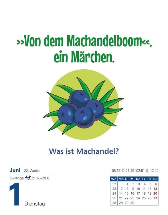 Produktbild: Was so nicht im Lexikon steht Tagesabrei&szlig;kalender 2027 - Kuriosit&auml;ten, Hist&ouml;rchen und merkw&uuml;rdige Geschichten