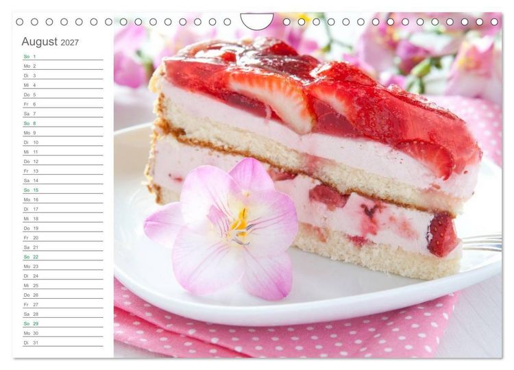 Produktbild: Mhhh... Kuchenzeit Mein K&uuml;chenplaner (Wandkalender 2027 DIN A4 quer), CALVENDO Monatskalender