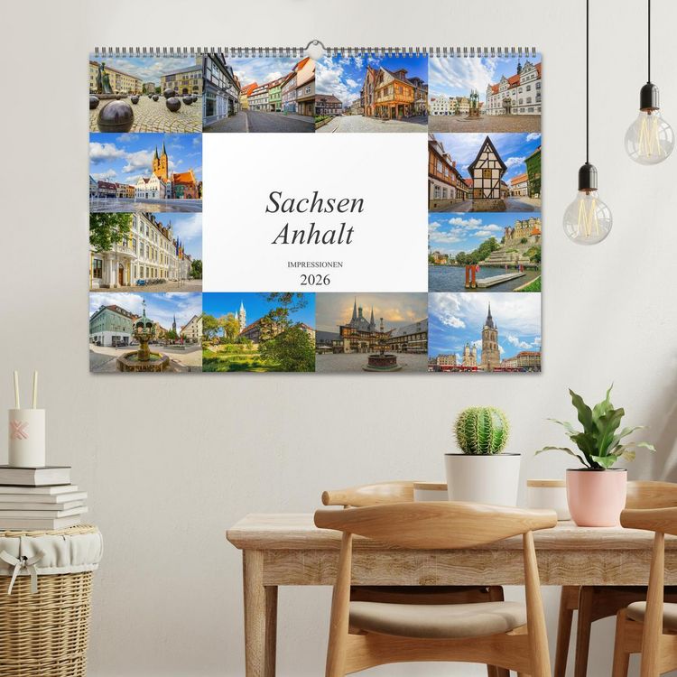 Produktbild: Sachsen Anhalt Impressionen (Wandkalender 2026 DIN A2 quer), CALVENDO Monatskalender