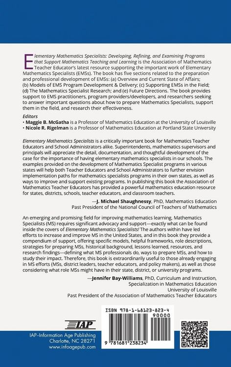 Produktbild: Elementary Mathematics Specialists