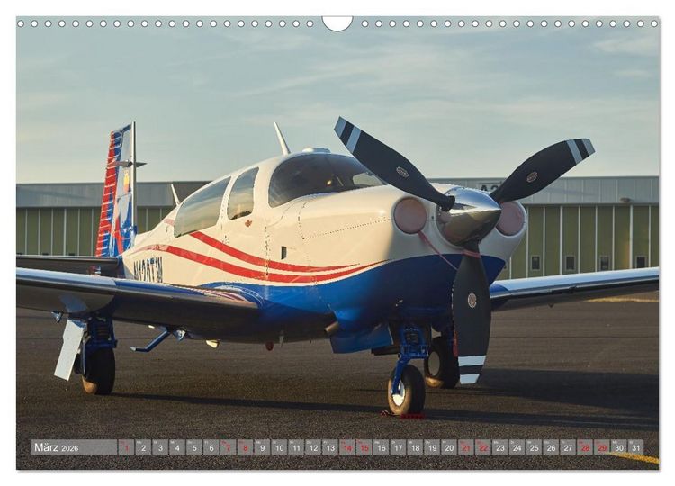 Produktbild: Flugzeuge und Hubschrauber im Portr&auml;t (Wandkalender 2026 DIN A3 quer), CALVENDO Monatskalender