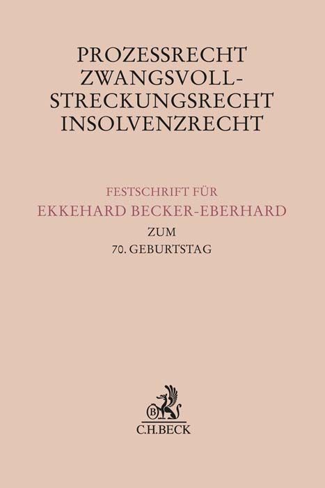 Produktbild: Prozessrecht, Zwangsvollstreckungsrecht, Insolvenzrecht