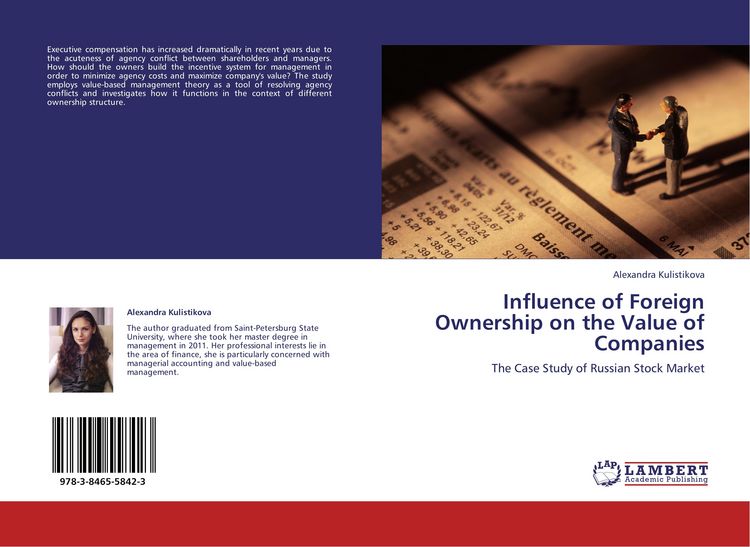 Produktbild: Influence of Foreign Ownership on the Value of Companies