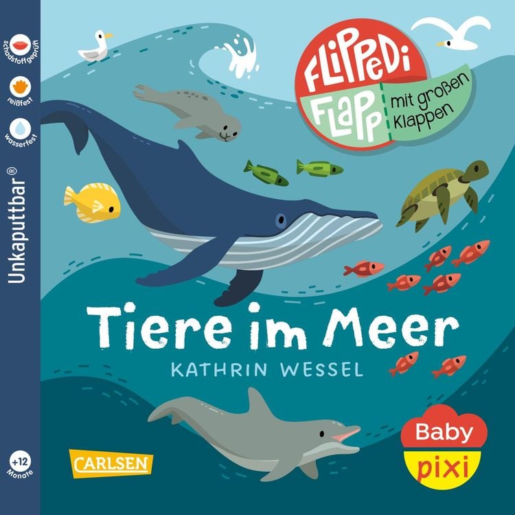 Produktbild: Baby Pixi (unkaputtbar) 142: Flippediflapp: Tiere im Meer