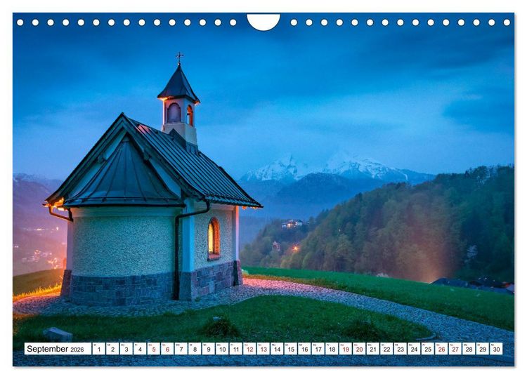 Produktbild: Berchtesgadener Alpen - Landschaften zum Tr&auml;umen (Wandkalender 2026 DIN A4 quer), CALVENDO Monatskalender