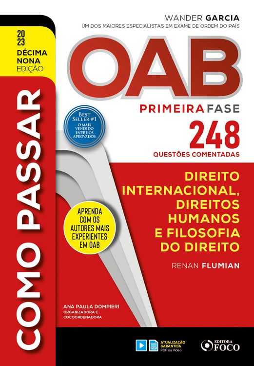 Produktbild: Como passar OAB - Direito Internacional, Humanos e Filosofia