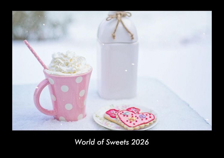 Produktbild: World of Sweets 2026 Fotokalender DIN A3