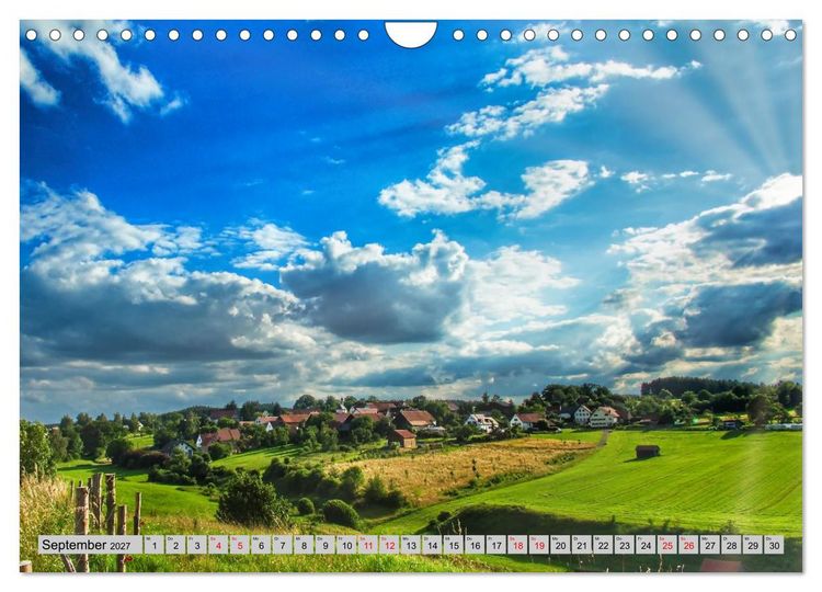 Produktbild: Die Stauden, eine Landschaft aus dem Bilderbuch (Wandkalender 2027 DIN A4 quer), CALVENDO Monatskalender