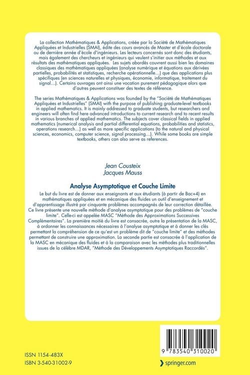 Produktbild: Analyse asymptotique et couche limite