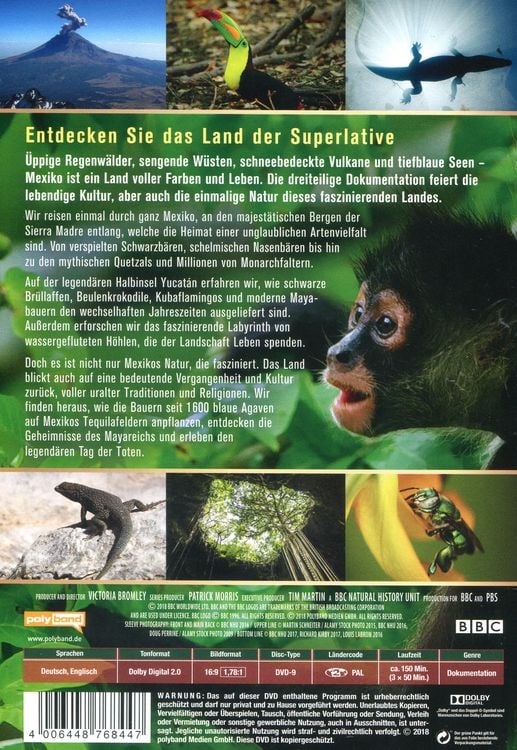 Produktbild: Wildes Mexiko (BBC Earth)