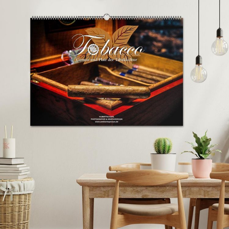 Produktbild: Tobacco - Genuss und Flair der Tabakkultur (Wandkalender 2026 DIN A2 quer), CALVENDO Monatskalender
