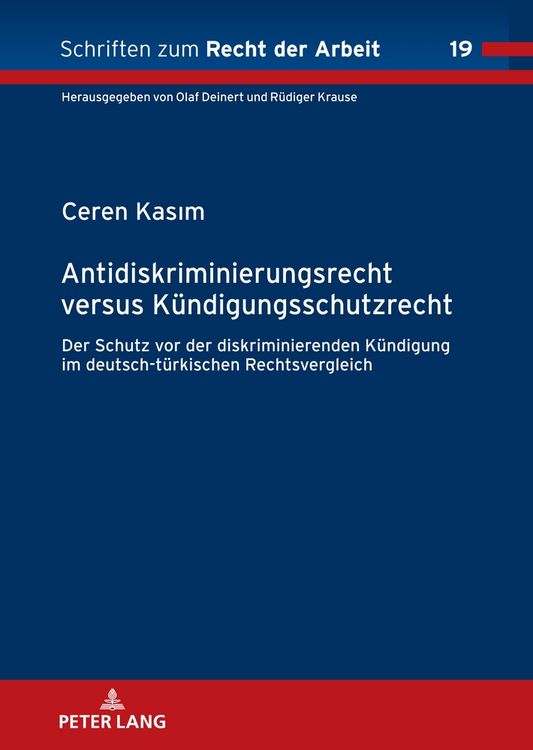 Produktbild: Antidiskriminierungsrecht versus K&uuml;ndigungsschutzrecht