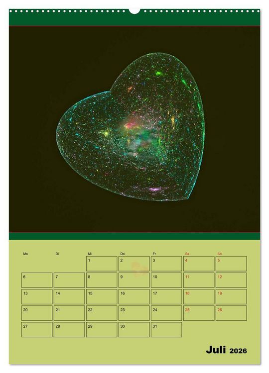 Produktbild: Ganz viel Herz (hochwertiger Premium Wandkalender 2026 DIN A2 hoch), Kunstdruck in Hochglanz