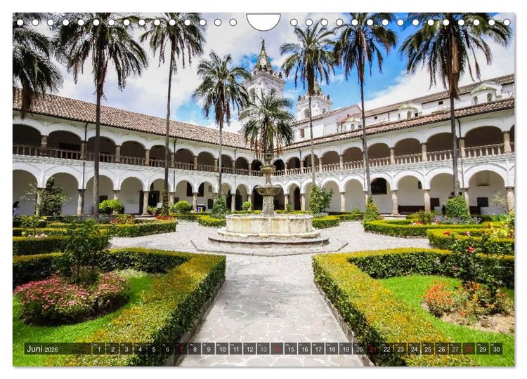 Produktbild: Ecuador 2026 Zwischen Hochland und K&uuml;ste (Wandkalender 2026 DIN A4 quer), CALVENDO Monatskalender