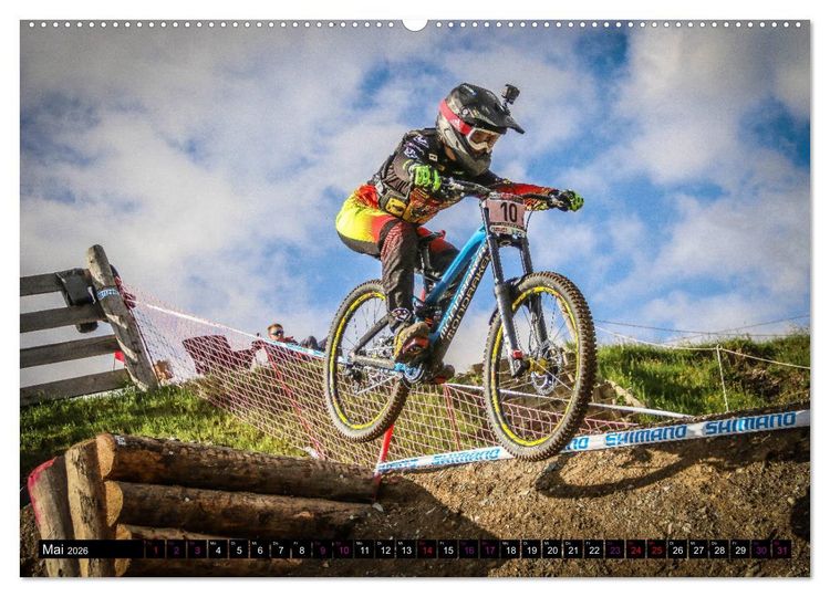 Produktbild: Women Downhill Racing (hochwertiger Premium Wandkalender 2026 DIN A2 quer), Kunstdruck in Hochglanz