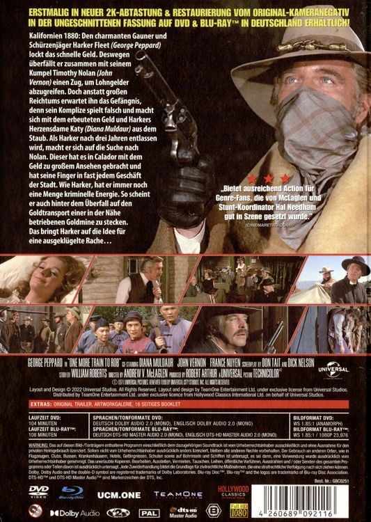 Produktbild: Hei&szlig;es Gold aus Calador - Limited Mediabook (Kinofassung von einem 2K-Master abgetastet, Blu-ray+DVD+Booklet)
