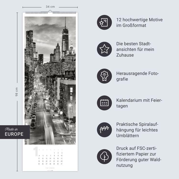 Produktbild: New York XXL Kalender 2027