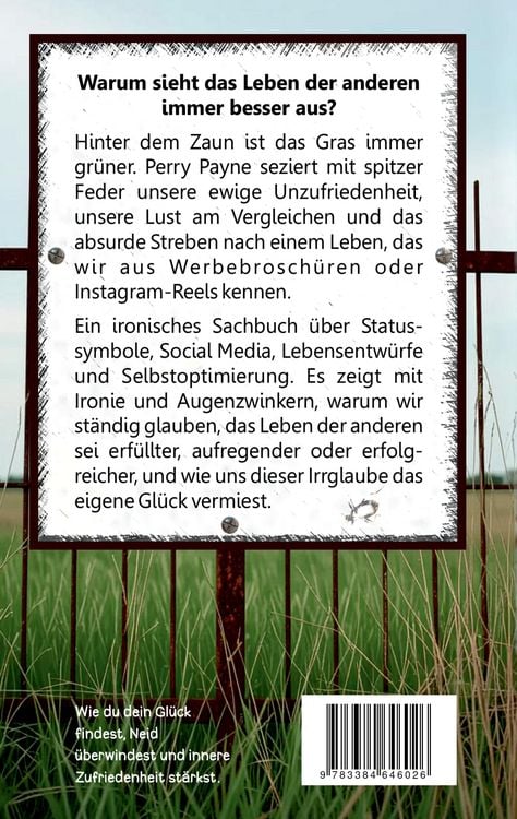 Produktbild: Hinter dem Zaun ist das Gras immer gr&uuml;ner
