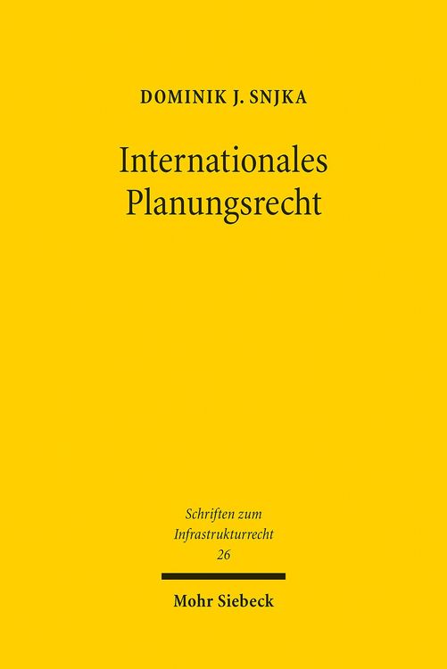 Produktbild: Internationales Planungsrecht