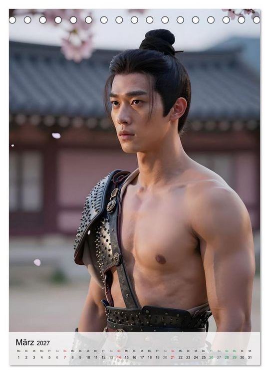 Produktbild: Echte Kerle &ndash; K-Drama Stil (Tischkalender 2027 DIN A5 hoch), CALVENDO Monatskalender
