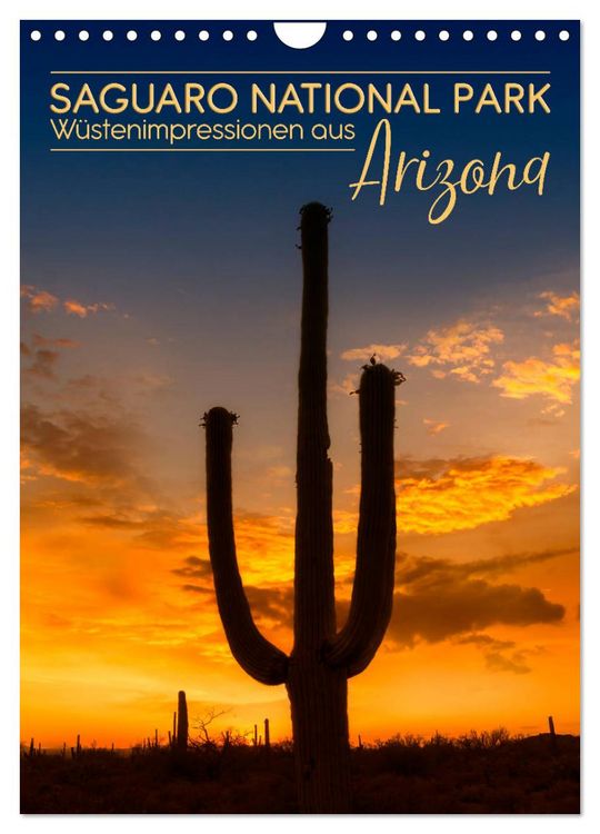 Produktbild: SAGUARO NATIONAL PARK W&uuml;stenimpressionen aus Arizona (Wandkalender 2026 DIN A4 hoch), CALVENDO Monatskalender
