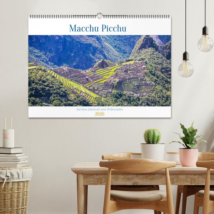 Produktbild: Macchu Picchu (Wandkalender 2026 DIN A2 quer), CALVENDO Monatskalender