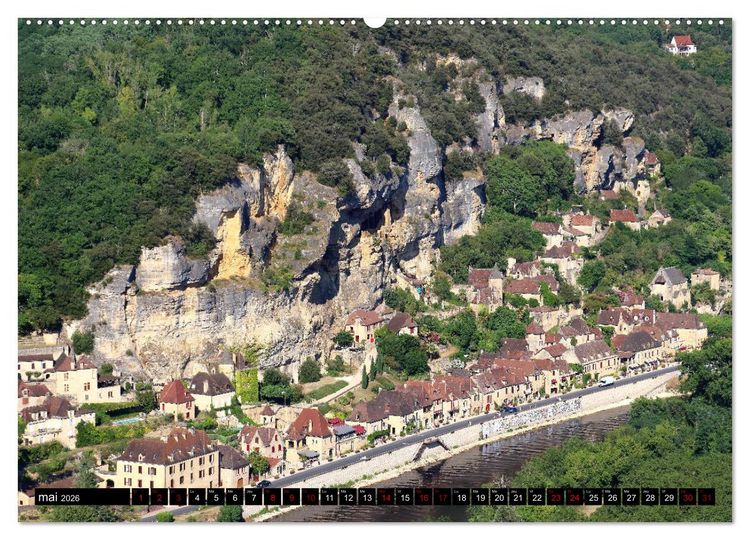 Produktbild: Un &eacute;t&eacute; dans le P&eacute;rigord (Calendrier mural 2026 DIN A2 vertical) calendrier de bureau