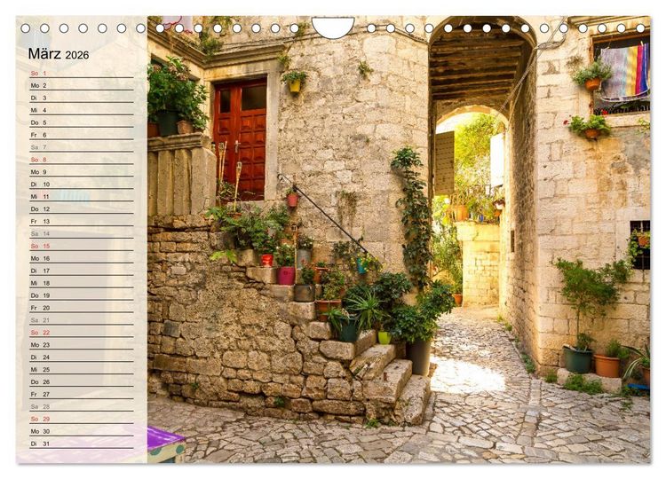 Produktbild: Dalmatien - Sonne, Strand und mehr (Wandkalender 2026 DIN A4 quer), CALVENDO Monatskalender