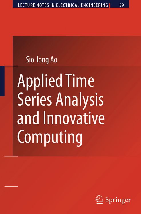 Produktbild: Applied Time Series Analysis and Innovative Computing