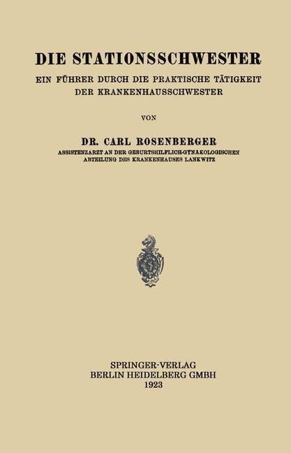 Produktbild: Die Stationsschwester