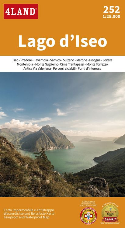 Produktbild: Lago d'Iseo 1:25.000