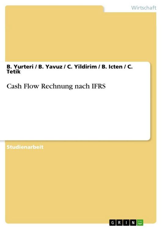 Produktbild: Cash Flow Rechnung nach IFRS